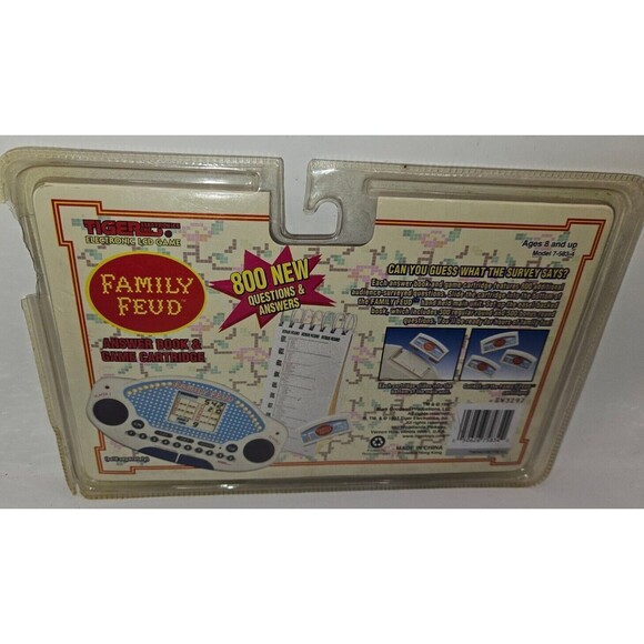 Vtg FAMILY FEUD GAME Cartridge 3 Tiger Toy Game & Answer Books Electronics NOS - Picture 5 of 8